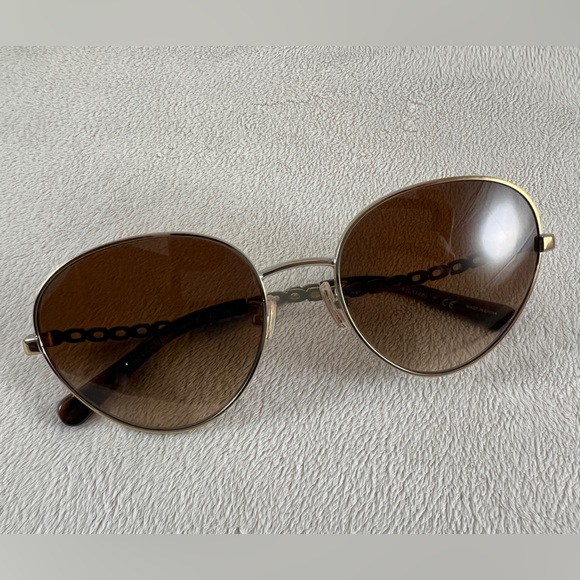 Coach Light Gold Chain Glasses HC7114-L1148 900574 56-18-140 - Picture 5 of 9